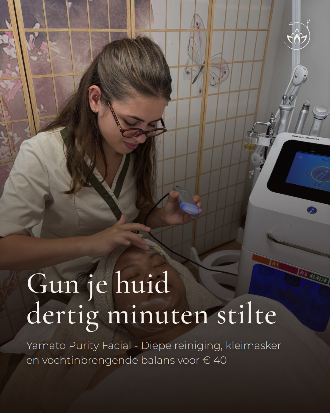 Slide 1 van 1 — Kennismaking Yamato Purity Facial 30 minuten