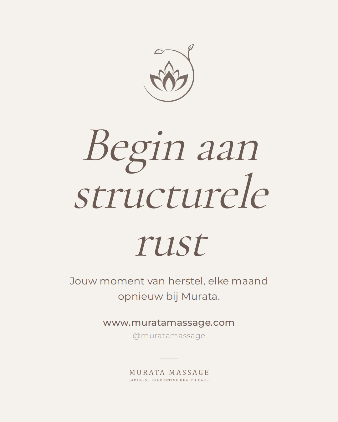 Slide 5 van 5 — Massage-abonnementen bij Murata