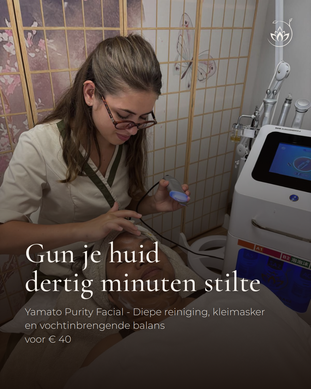 Slide 1 van 1 — Kennismaking Yamato Purity Facial 30 minuten