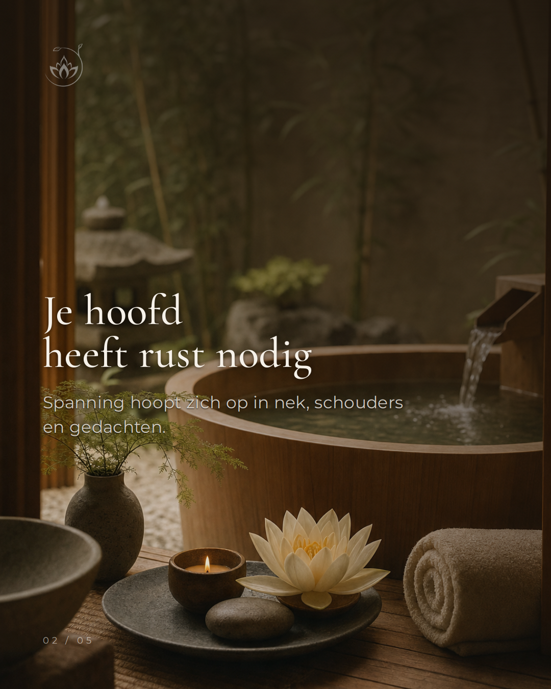 Slide 2 van 5 — Japanese Head Spa bij Murata: ontspanning en herstel voor je hoofd en geest