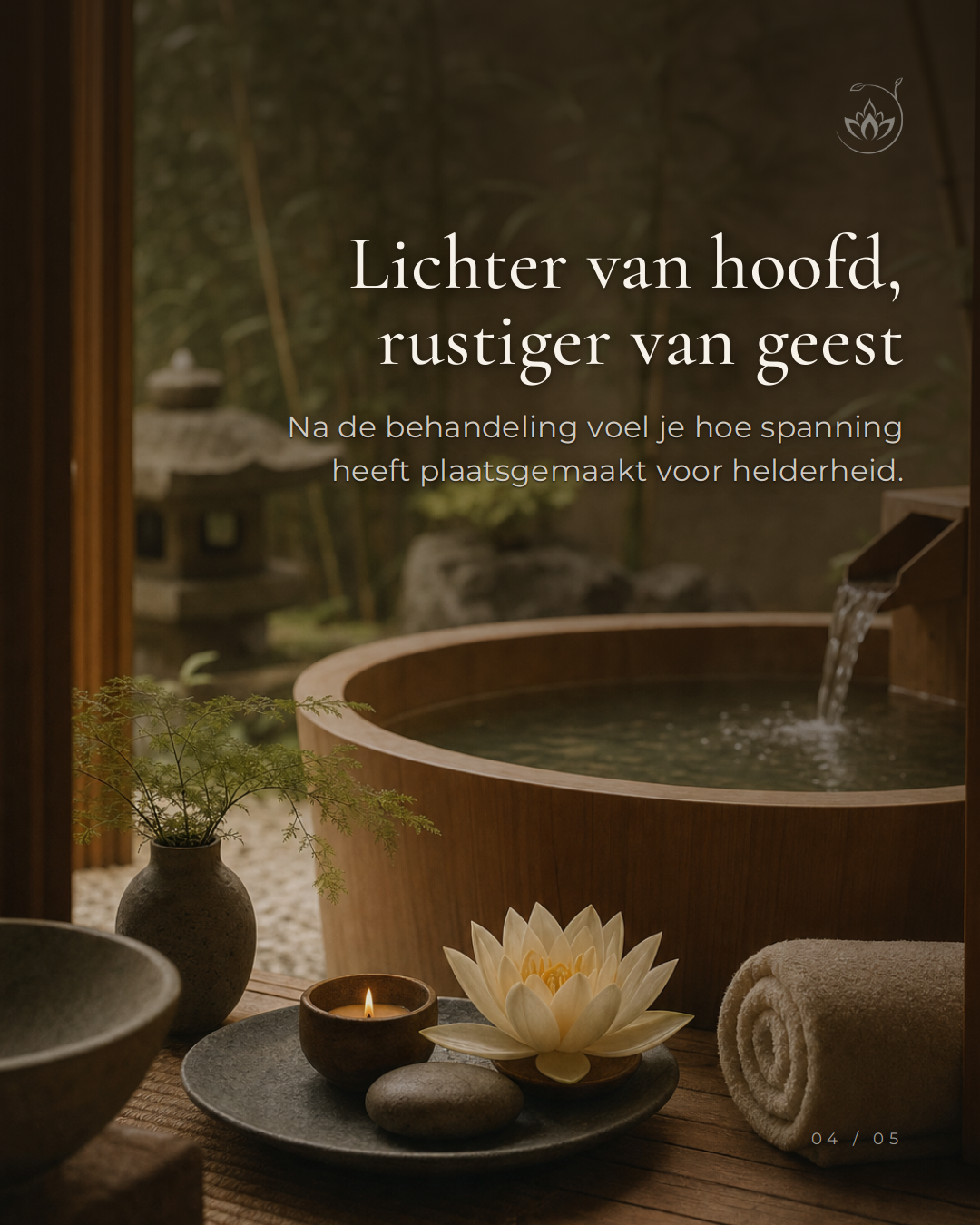 Slide 4 van 5 — Japanese Head Spa bij Murata: ontspanning en herstel voor je hoofd en geest